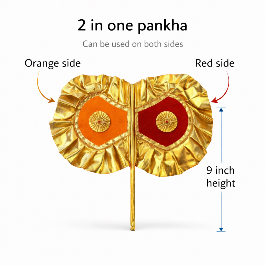 Jogan Meera Pankha Pair for Laddu Gopal Seva