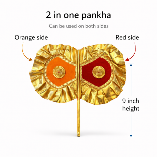 Jogan Meera Pankha Pair for Laddu Gopal Seva