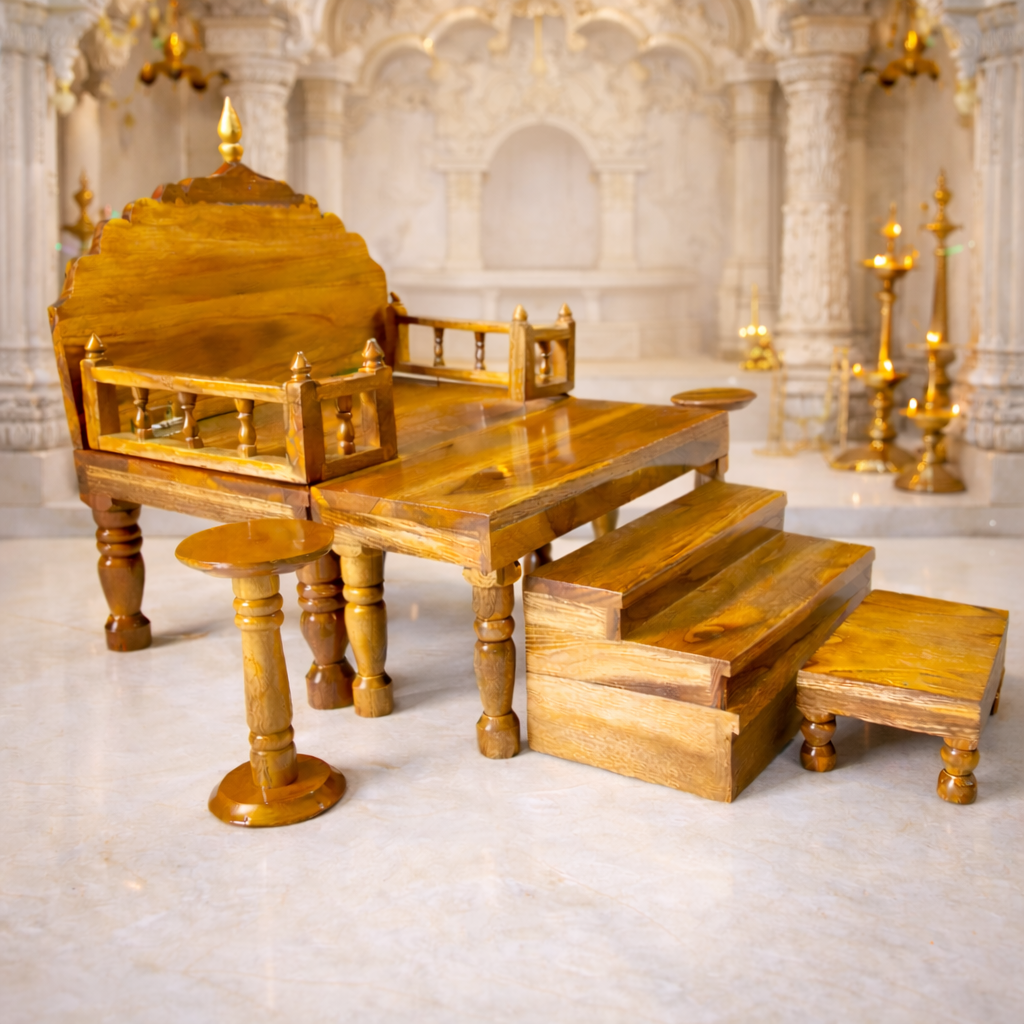 Jogan Meera Sagwan Khandpath with Singhasan – Complete Darbar Set