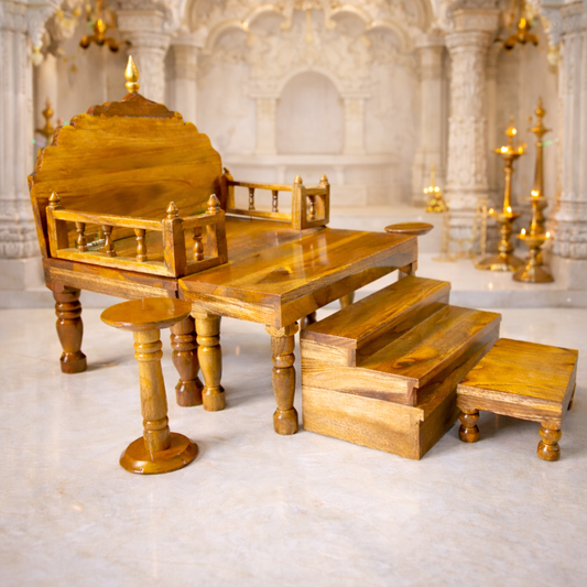 Jogan Meera Sagwan Khandpath with Singhasan – Complete Darbar Set