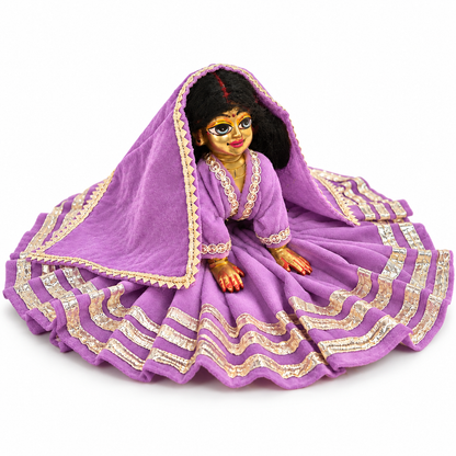 Jogan Meera Pick Any Daily Winter Velvet Poshak With Blouse for Radha Rani ji