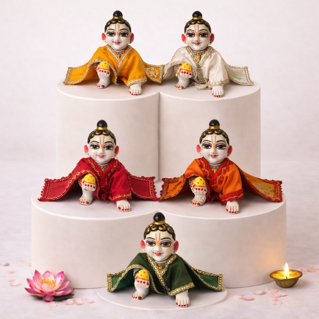 Pick Any Banarasi chira vastra for lalan ju – 1, 3 or 5 Combo