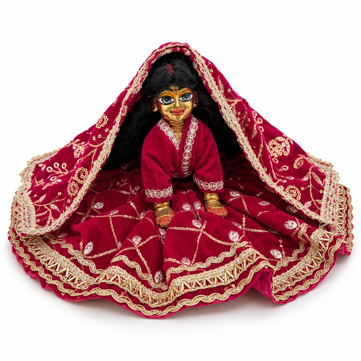 Jogan Meera Pick Any Heavy Winter Poshak for Radha Rani ji