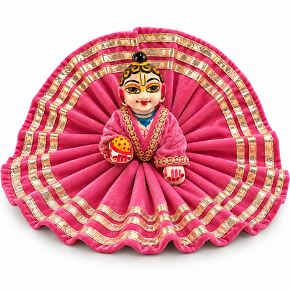 Jogan Meera Pick Any Daily Winter Velvet Poshak With Blouse for Laddu Gopal ji