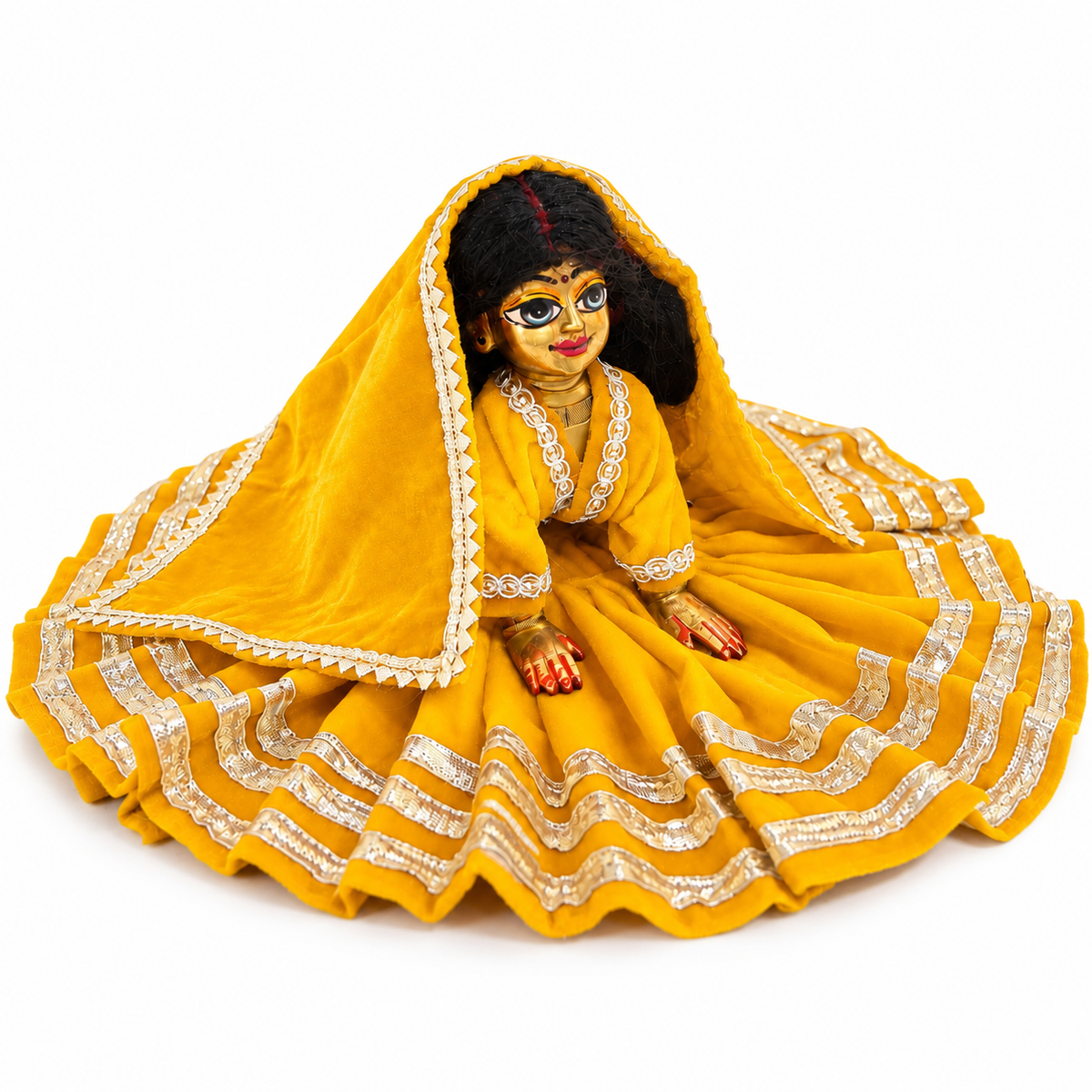 Jogan Meera Pick Any Daily Winter Velvet Poshak With Blouse for Radha Rani ji