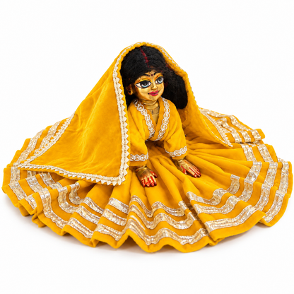 Jogan Meera Pick Any Daily Winter Velvet Poshak With Blouse for Radha Rani ji