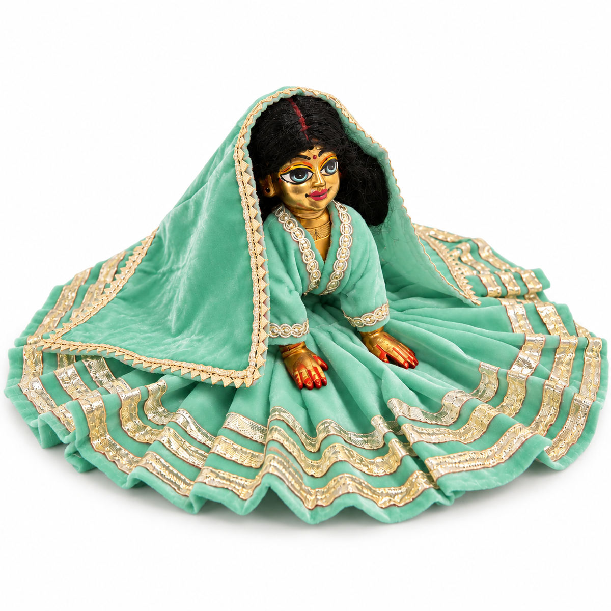 Jogan Meera Pick Any Daily Winter Velvet Poshak With Blouse for Radha Rani ji