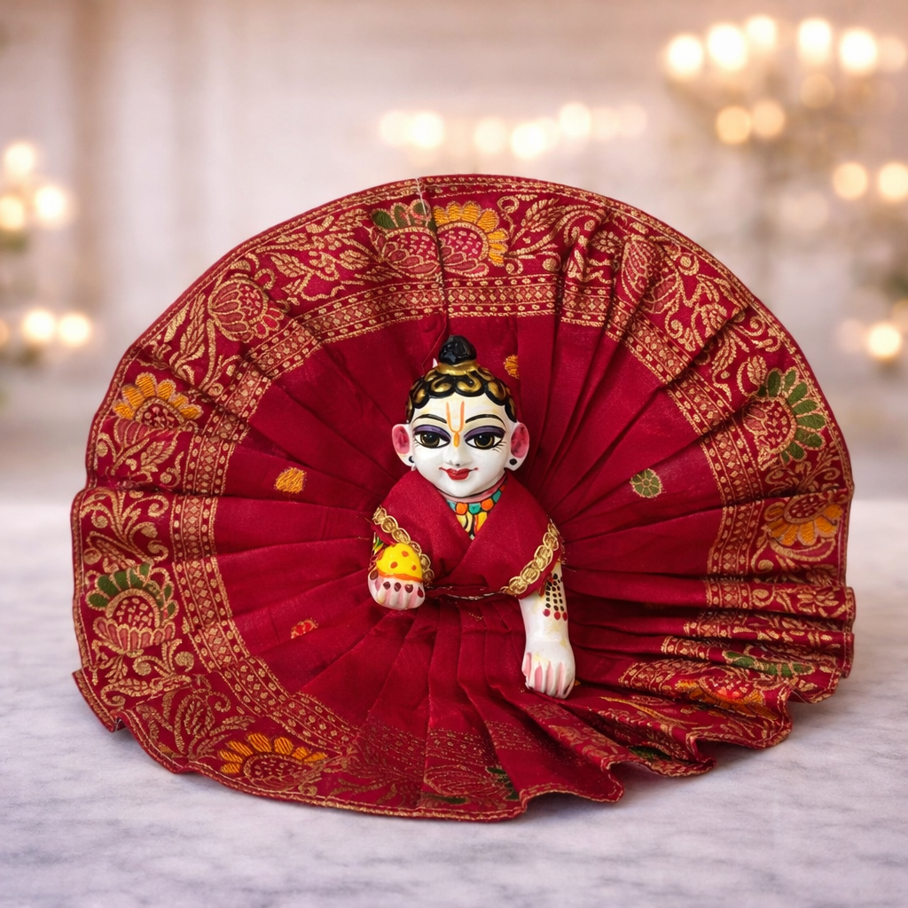 Pick Any Banarasi Poshak for Laddu Gopal – 1, 3 or 5 Combo