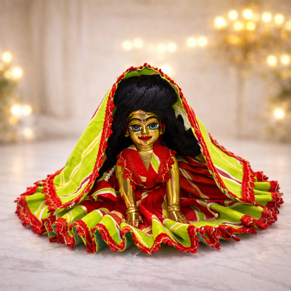 Pick Any Lehriya Poshak for Radha Rani – 1, 3 or 5 Combo