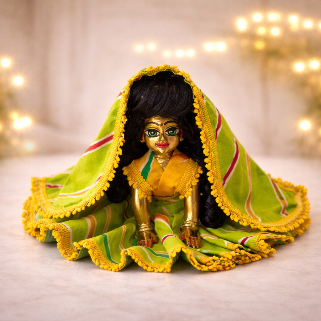 Pick Any Lehriya Poshak for Radha Rani – 1, 3 or 5 Combo