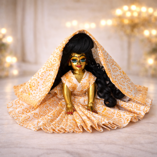 Jogan Meera Chandan Cotton Poshak for Radha Rani