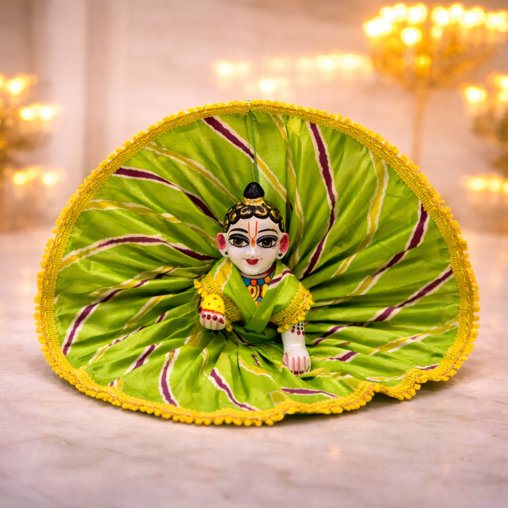 Pick Any Lehriya Poshak for Laddu Gopal – 1, 3 or 5 Combo