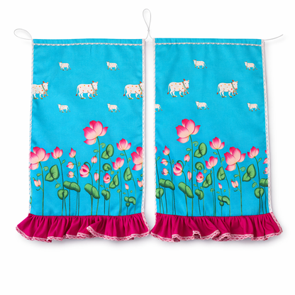 Jogan Meera Customized Cotton Mandir Curtains