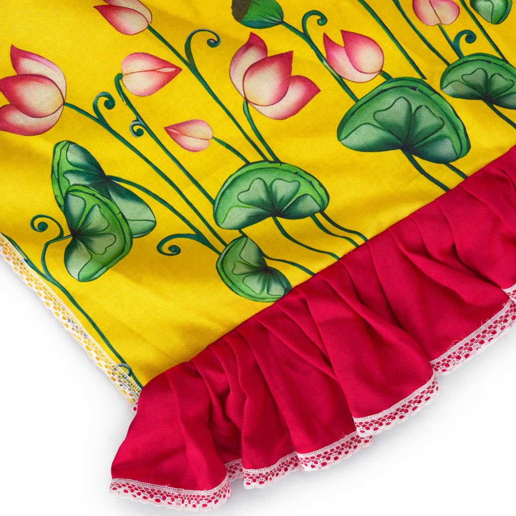 Jogan Meera Customized Cotton Mandir Curtains