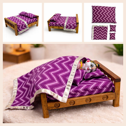 Jogan Meera Bedding Set - Jamun Colour (Customized)