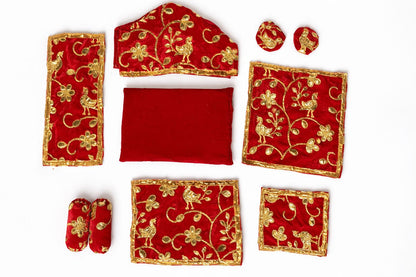 Jogan Meera Khandpath Red Mor Velvet Full Cover (B)