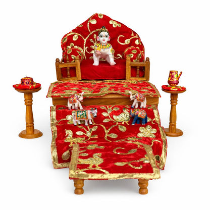 Jogan Meera Khandpath Red Mor Velvet Full Cover (B)