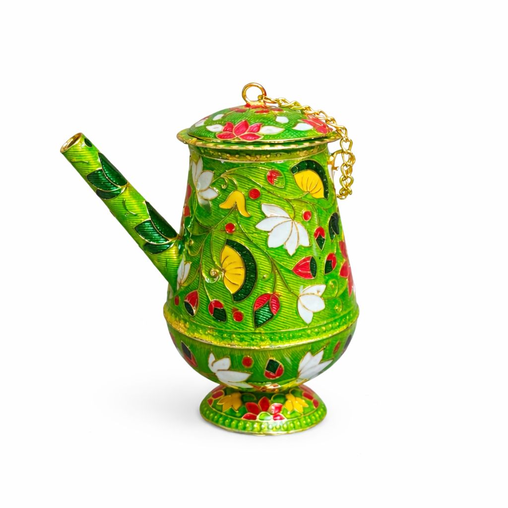 Jogan Meera Heavy Meenakari Jhari Ji With Lid(3 Inch)