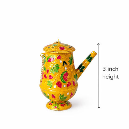 Jogan Meera Heavy Meenakari Jhari Ji With Lid(3 Inch)