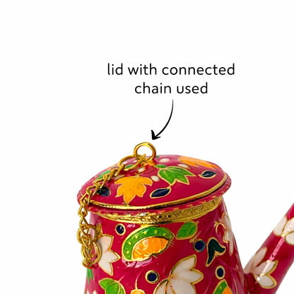 Jogan Meera Heavy Meenakari Jhari Ji With Lid(3 Inch)