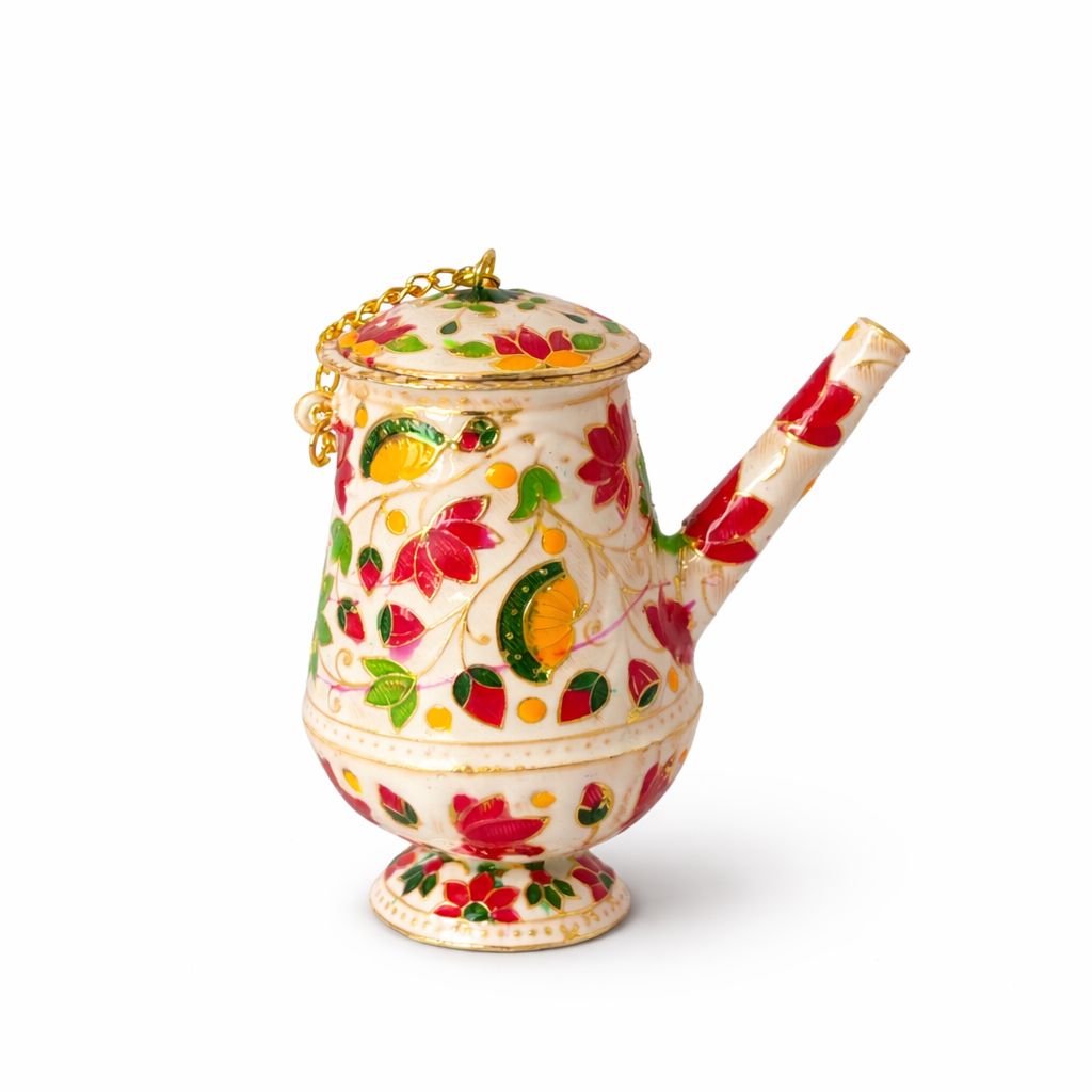 Jogan Meera Heavy Meenakari Jhari Ji With Lid(3 Inch)