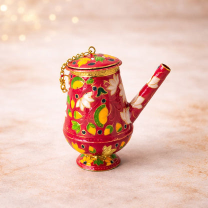 Jogan Meera Heavy Meenakari Jhari Ji With Lid(3 Inch)