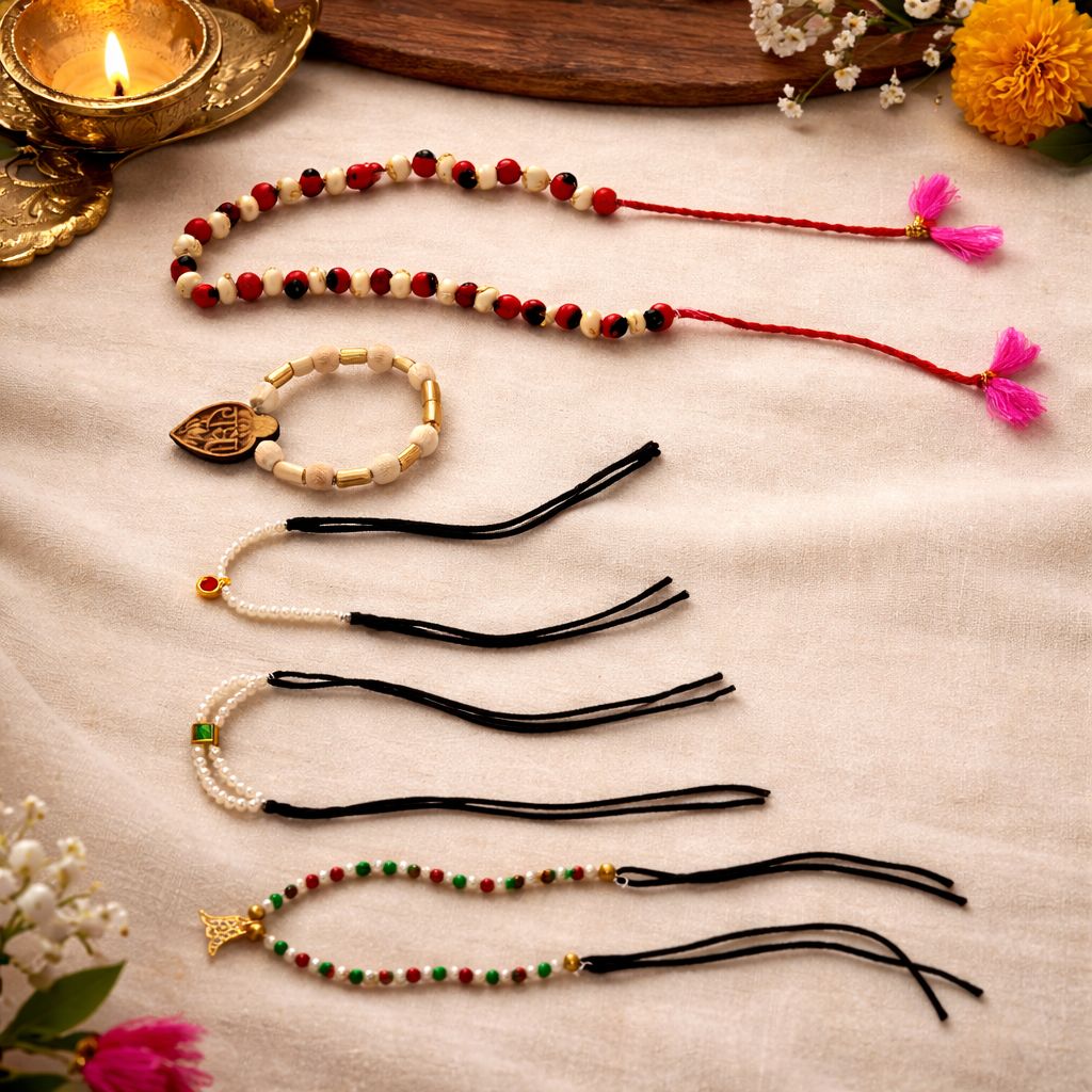 Jogan Meera Mala Combo Set (Pack of 5) for Laddu Gopal Ji