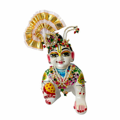 Jogan Meera Heavy Kundan Shringar Set for Laddu Gopal Ji