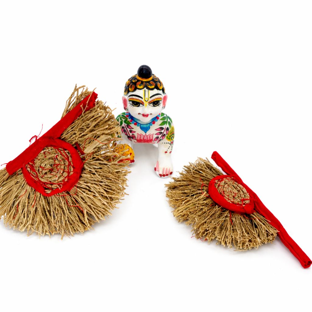 Jogan Meera Khas Pankha for Laddu Gopal Ji