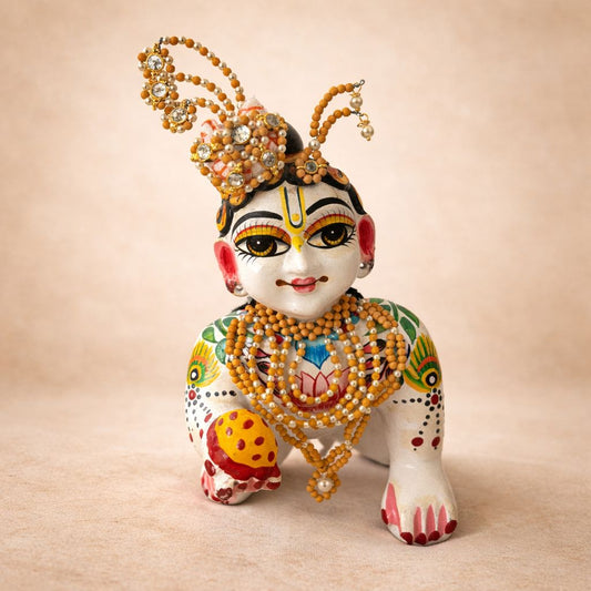 Jogan Meera Chandan Jewellery Set for Laddu Gopal Ji