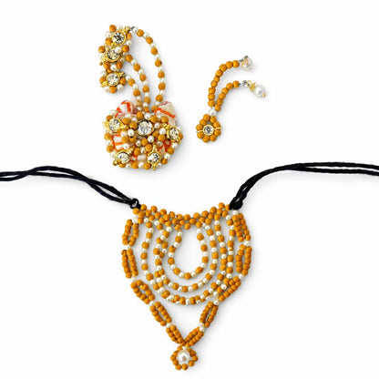 Jogan Meera Chandan Jewellery Set for Laddu Gopal Ji