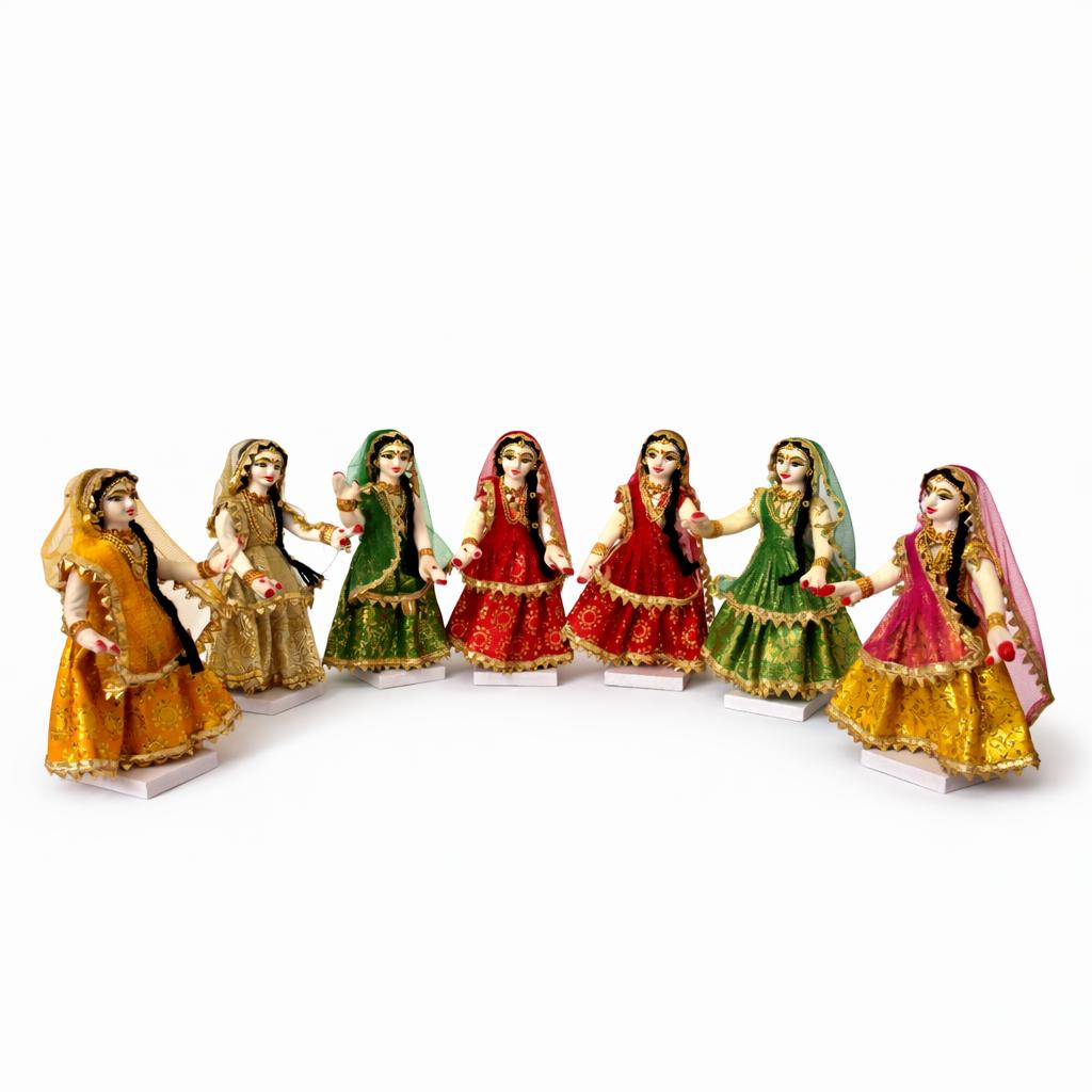 Jogan Meera Ashta Sakhiya Set for Laddu Gopal Ji