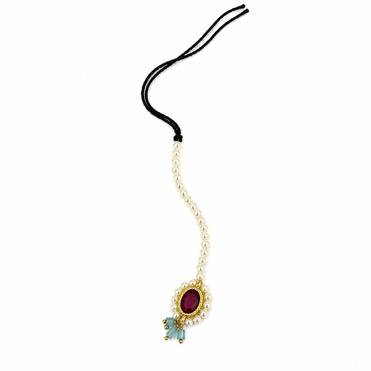 Jogan Meera Radha Ju Tika Semi-Precious