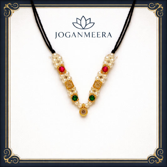 Jogan Meera Semi-Precious Heavy chokor Mala for Laddu Gopal Ji