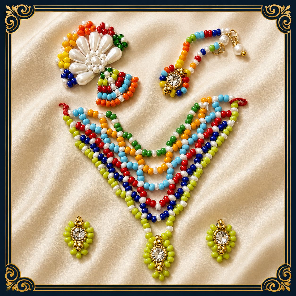 Jogan Meera Chid Pushti Shringar Set for Laddu Gopal Ji