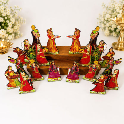 Jogan Meera Darbar MDF Jhanki Set – 22 Pieces