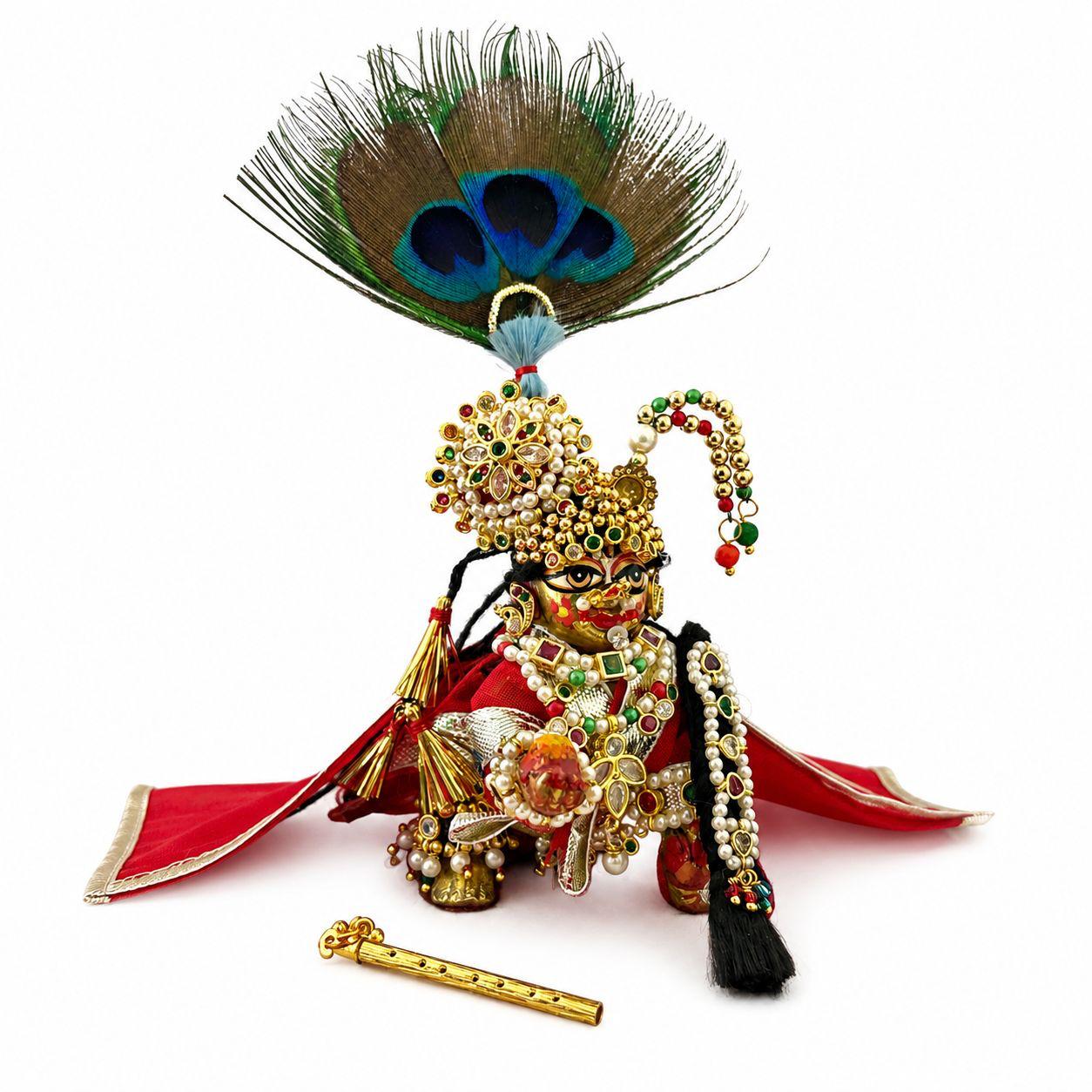 Jogan Meera Heavy Janmashtami Shringar Set for for 0 to 4 no Laddu Gopal Ji