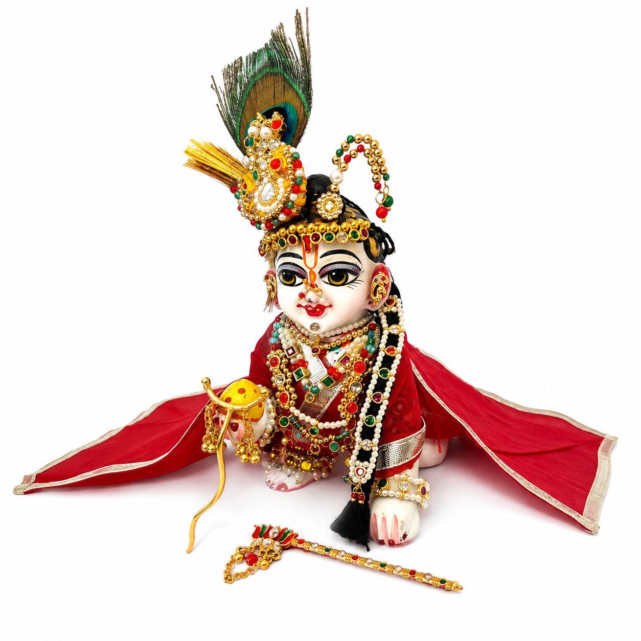 Jogan Meera Heavy Janmashtami Shringar Set for Laddu Gopal Ji
