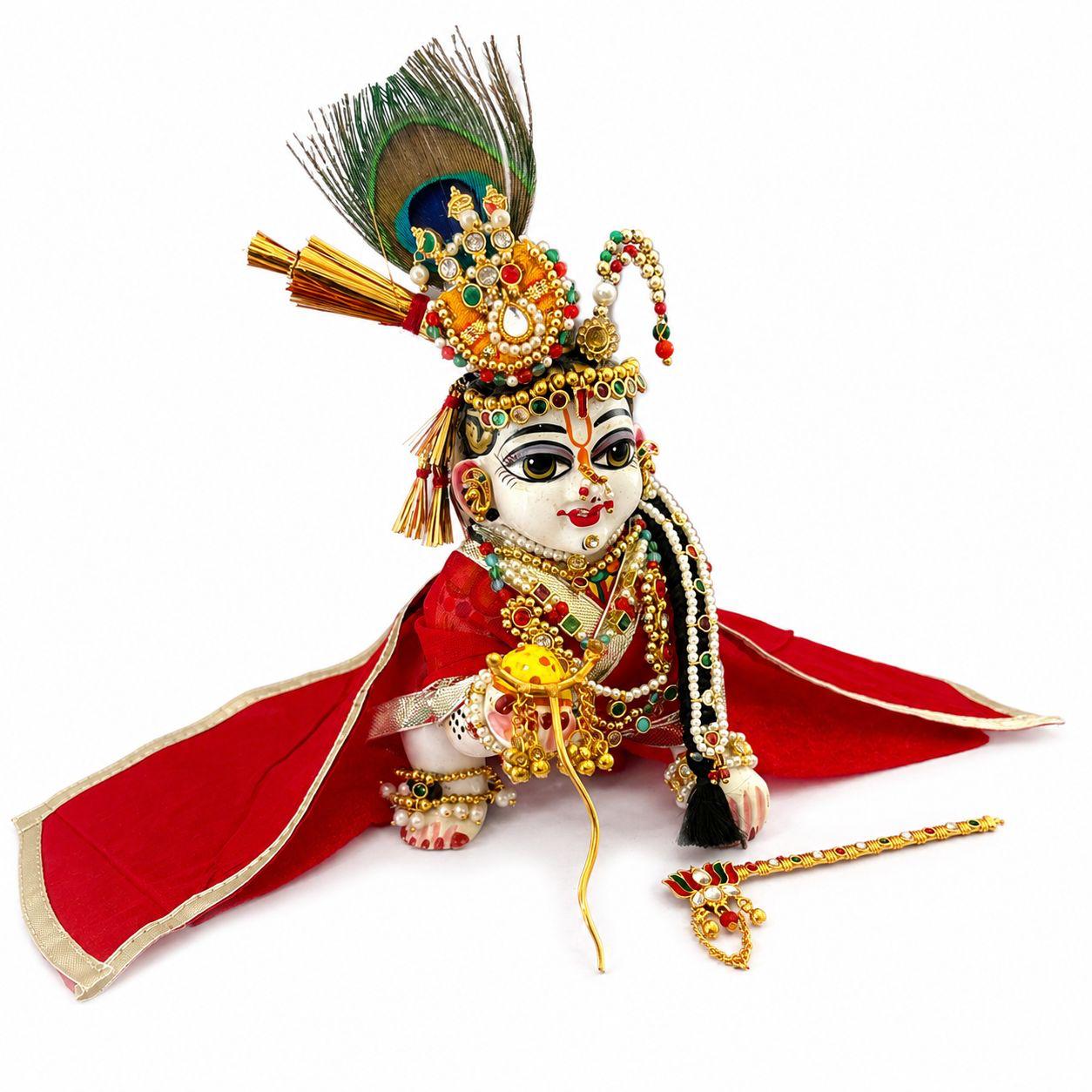 Jogan Meera Heavy Janmashtami Shringar Set for Laddu Gopal Ji