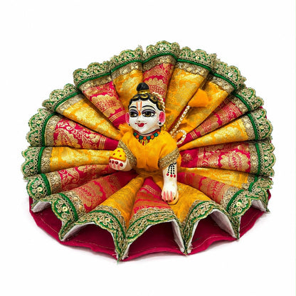 Jogan Meera Heavy Multi Colour Kali Poshak for Laddu Gopal Ji