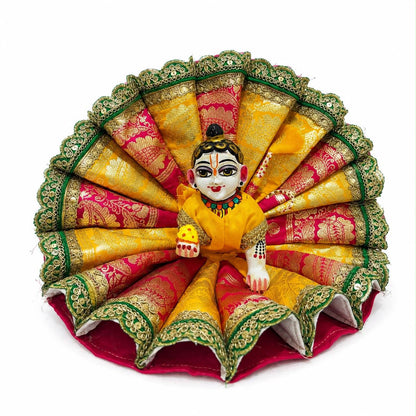 Jogan Meera Heavy Multi Colour Kali Poshak for Laddu Gopal Ji