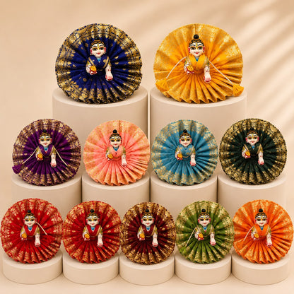 Jogan Meera Pick Any Heavy Banarasi Poshak for Laddu Gopal Ji