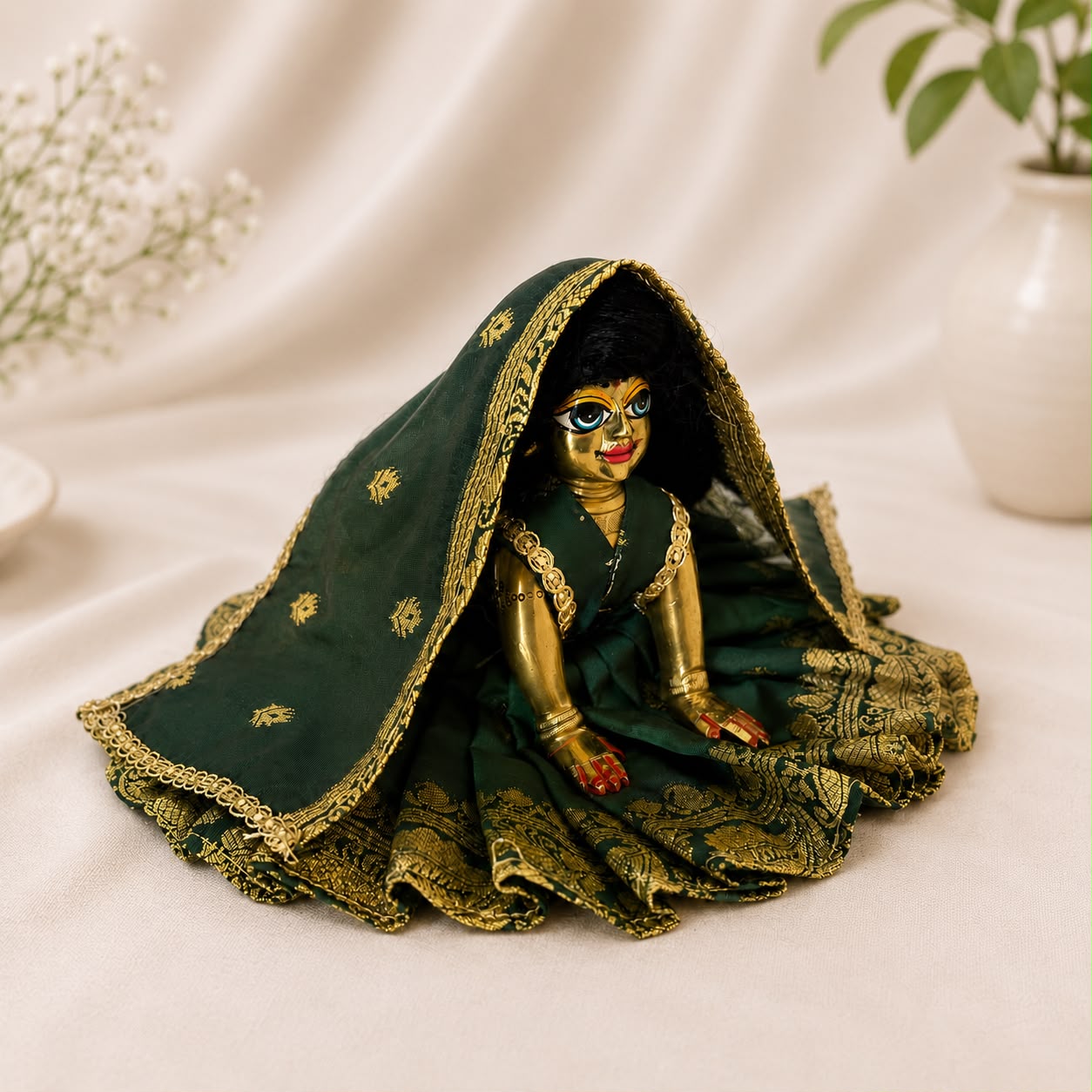 Jogan Meera Pick Any Heavy Banarasi Poshak for Radha Ji