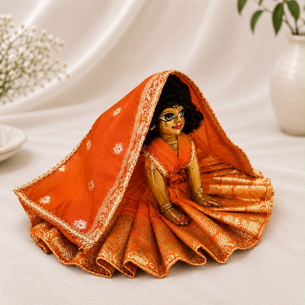 Jogan Meera Pick Any Heavy Banarasi Poshak for Radha Ji