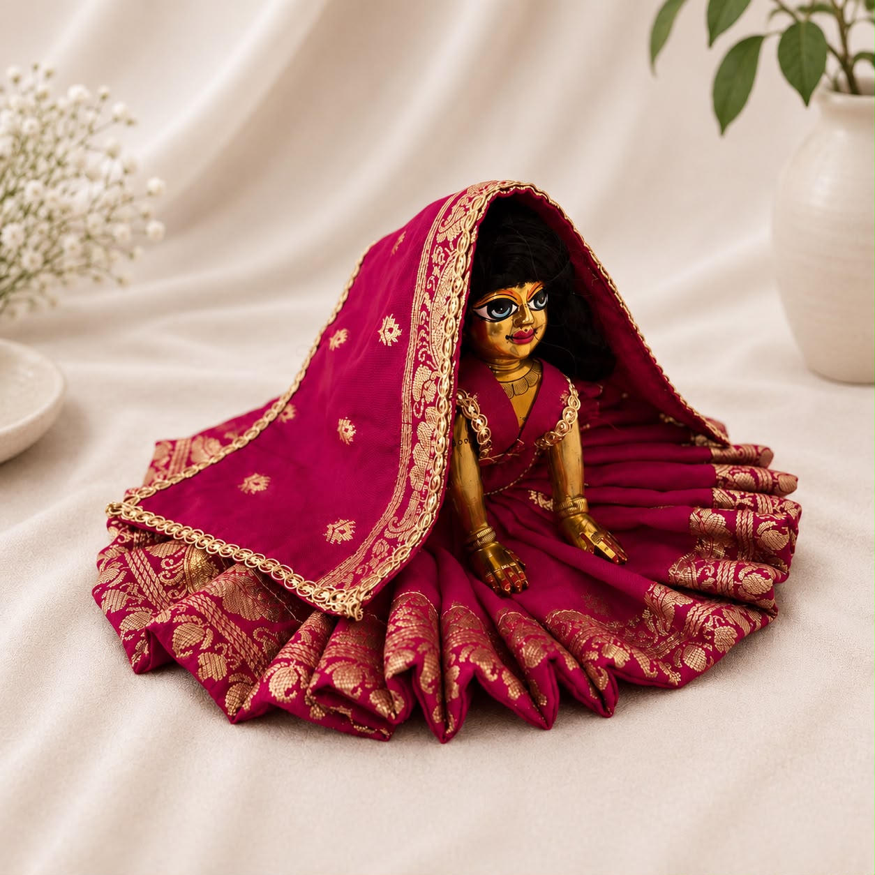 Jogan Meera Pick Any Heavy Banarasi Poshak for Radha Ji
