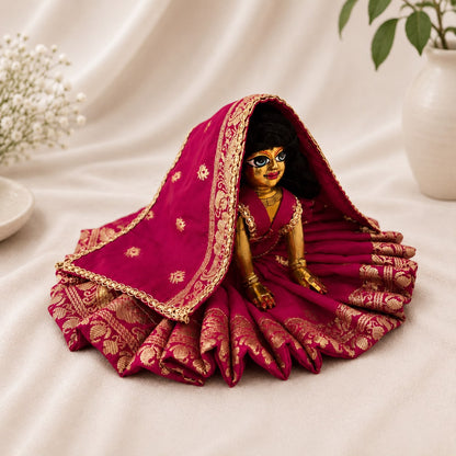 Jogan Meera Pick Any Heavy Banarasi Poshak for Radha Ji