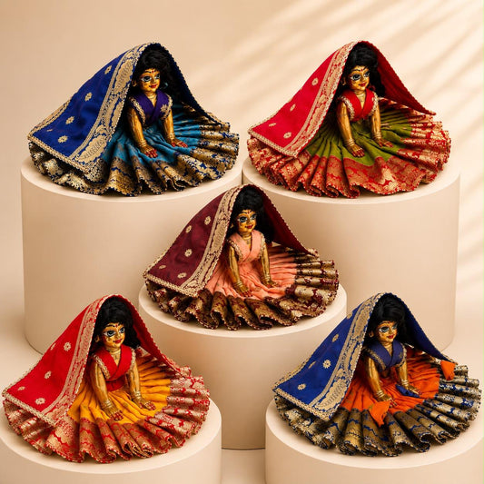 Jogan Meera Pick Any Heavy Double Banarasi Poshak for Radha ji