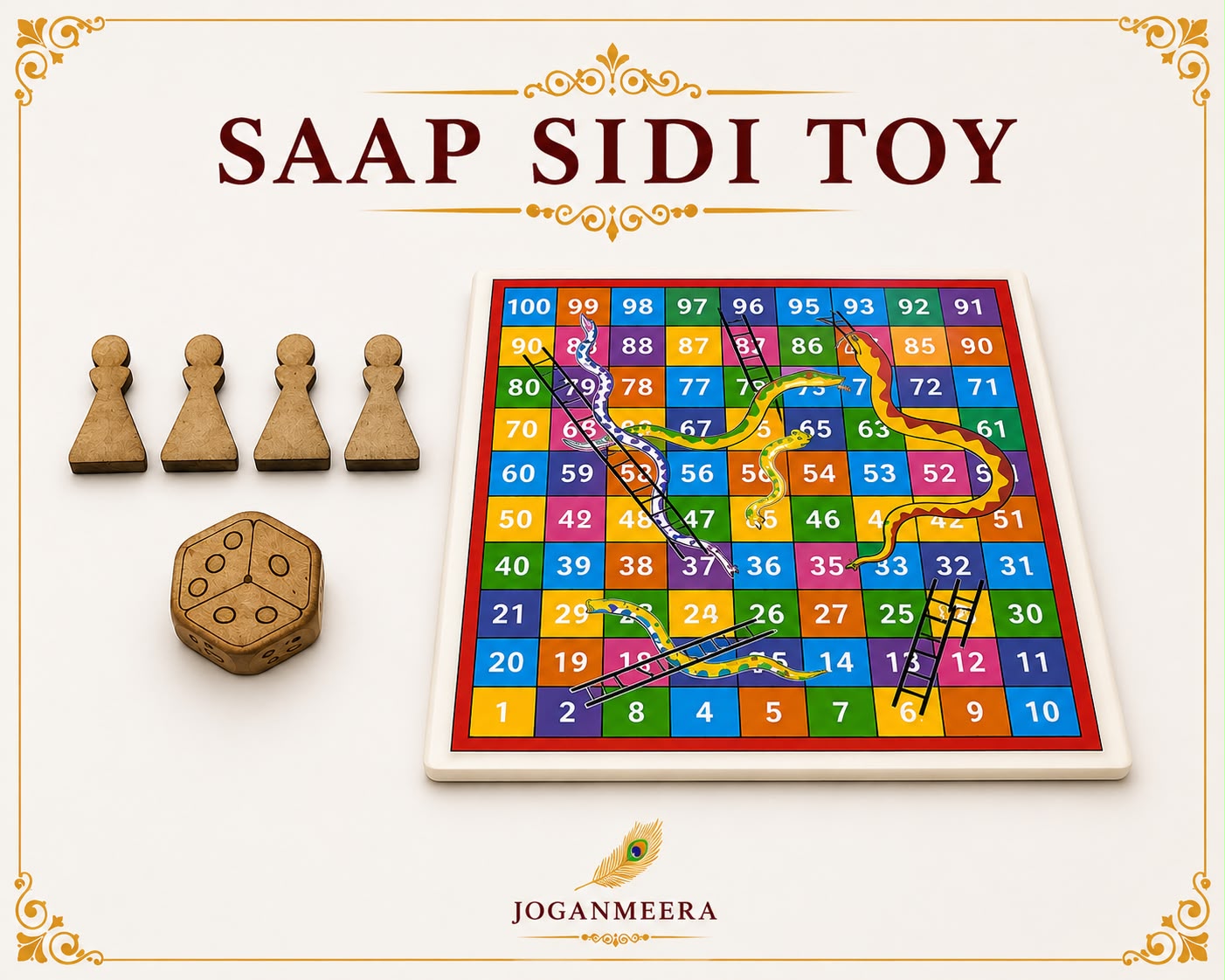 Jogan Meera Snake Ladder For Laddu Gopal Ji
