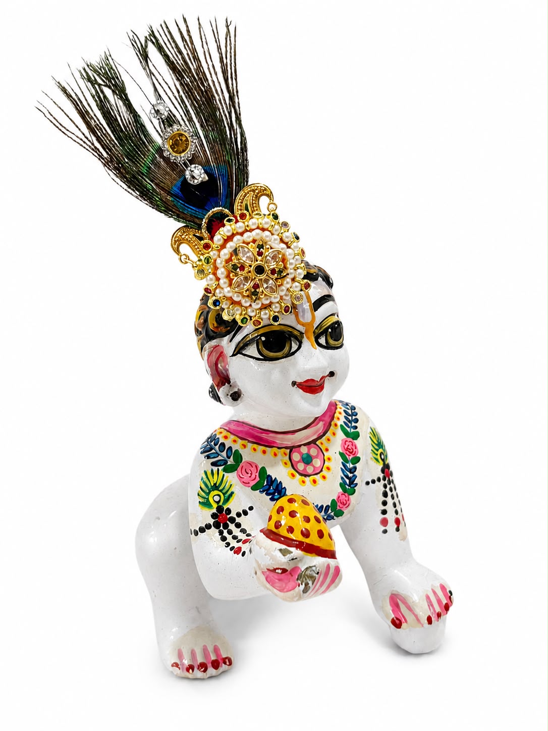 Jogan Meera Heavy pag Set for Laddu Gopal Ji
