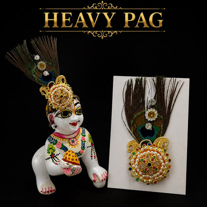 Jogan Meera Heavy pag Set for Laddu Gopal Ji